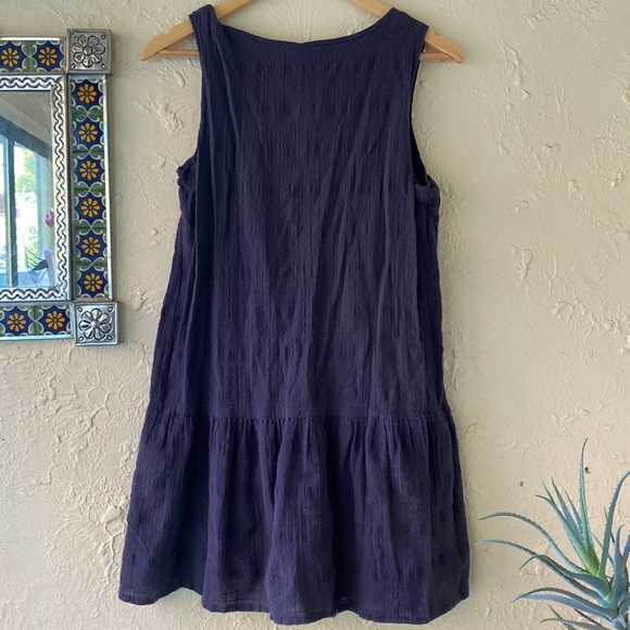 Mango Dropped Waist Embroidered Mini Dress size M - Picture 5 of 6